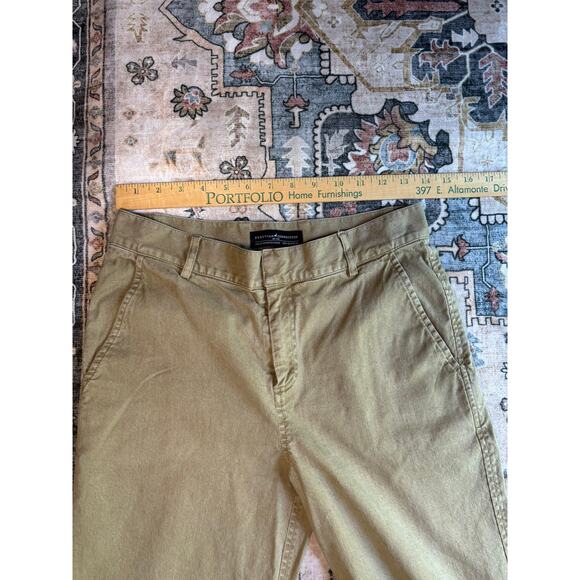 Peruvian Connection Women's Tan Khaki Straight Leg Pants Size 4 Trousers - Picture 9 of 10